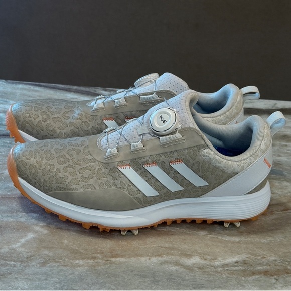 Women’s ADIDAS S2G 23 Boa Golf Shoes- White/Coral Fusion. Size 8.5 - Picture 5 of 9